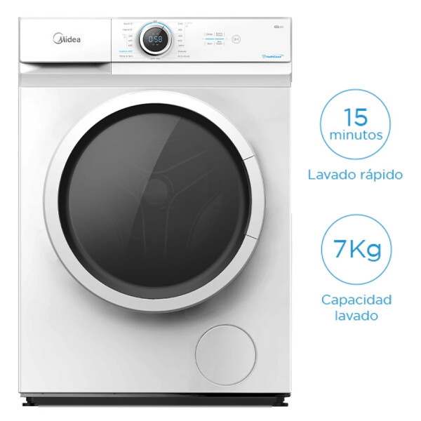 Lavarropas Midea Mf100w70/w-uy 7kg LAVARROPAS MIDEA 7KG MF100W70 CARG FRONT