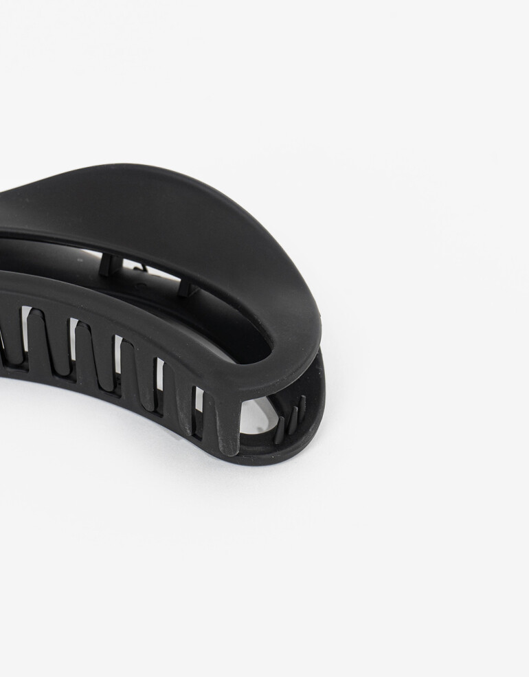 Broche Acrilico Broche Acrílico Curvo - Negro