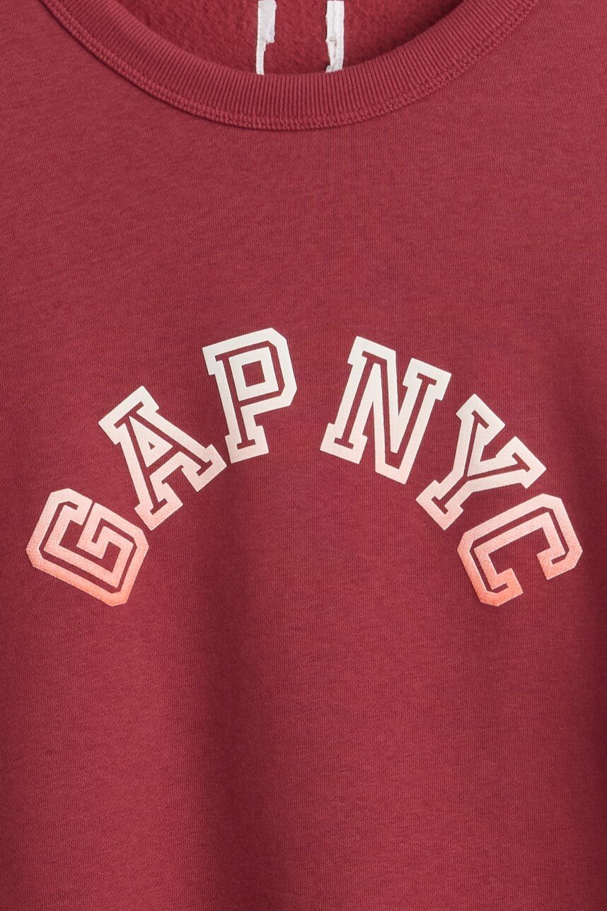 Remera Logo Gap Hombre Red Clay