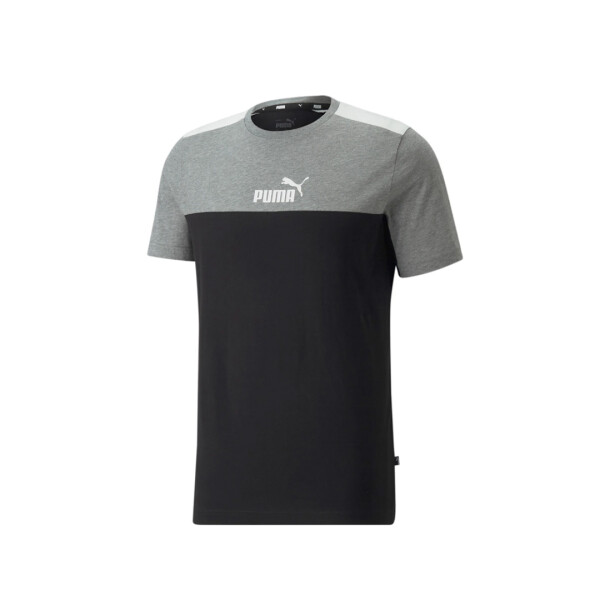 ESS BLOCK TEE - PUMA NEGRO/GRIS