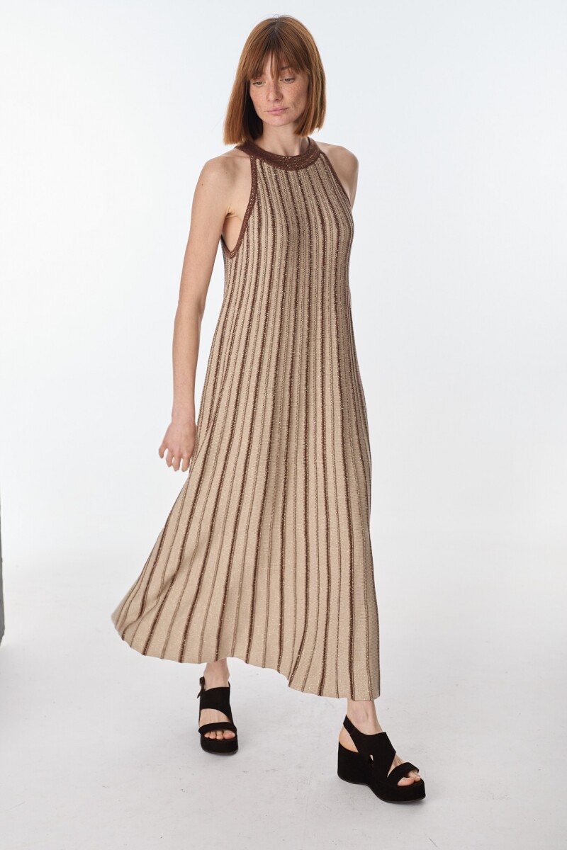 Vestido Ecos Marron