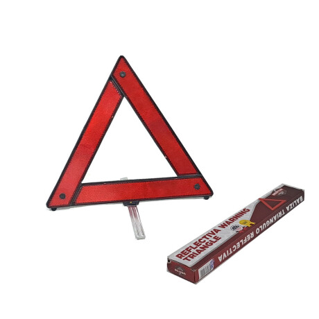 SEGURIDAD VIAL - BALIZA TRIANGULO REFLECTIVA 28CM C/SOPORTE WESTON SEGURIDAD VIAL - BALIZA TRIANGULO REFLECTIVA 28CM C/SOPORTE WESTON