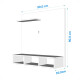 Rack Panel TV Estocolmo Nórdico 32 pulgadas Negro