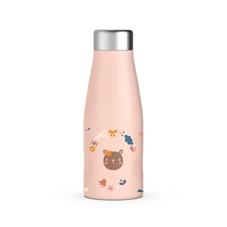 Botella Térmica Infantil en Acero Inox 350Ml Forest Suavinex Rosa