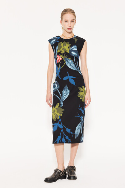 VESTIDO FLORA Negro