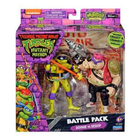 Donatello vs Bebop Battle Pack • Tortugas Ninja TMNT Donatello vs Bebop Battle Pack • Tortugas Ninja TMNT