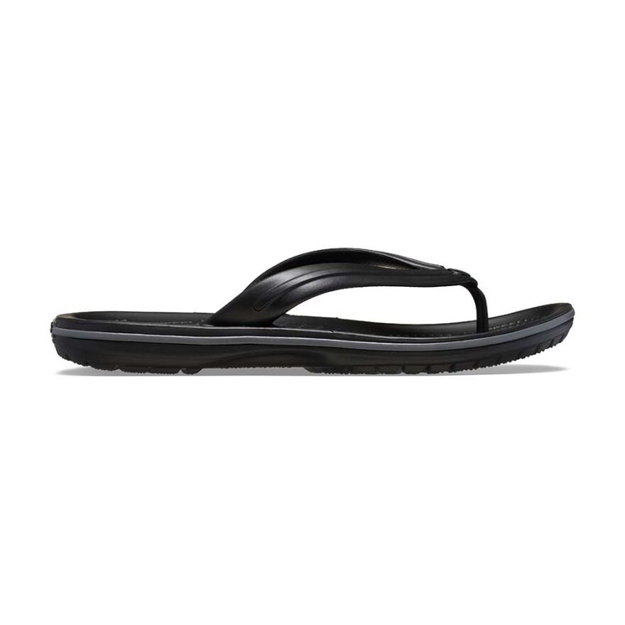 Sandalias Crocband Flip Unisex Black/slate Grey
