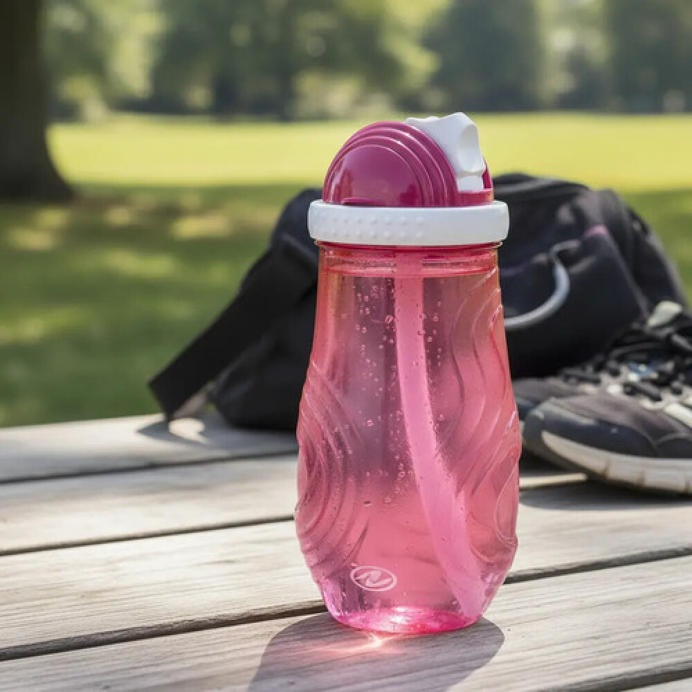 Botella con sorbete 400 ml QLUX IDEAS Botella con sorbete 400 ml QLUX IDEAS
