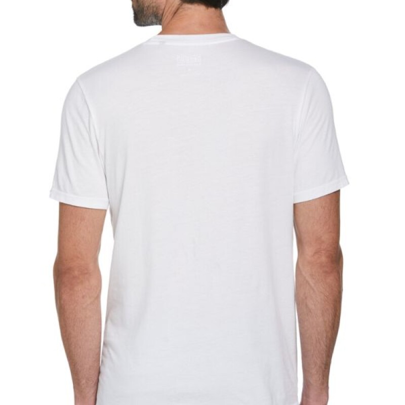 Remera Pet y Palabra Penguin Blanco