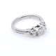 Anillo platino 950 y brillantes tallado princesa Anillo platino 950 y brillantes tallado princesa