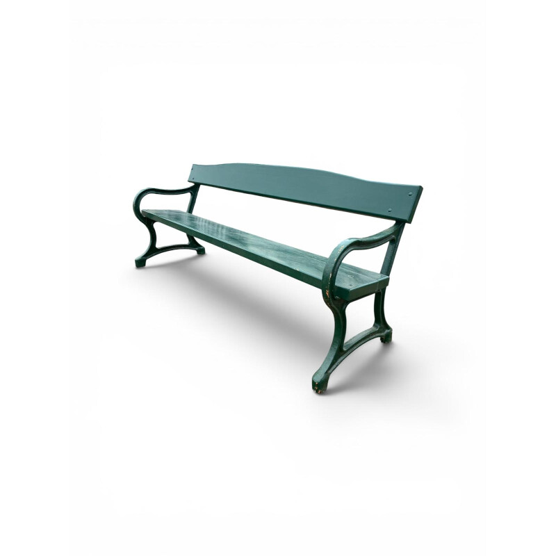Banco De Plaza Fundición Y Madera Verde Ingles Banco De Plaza Fundición Y Madera Verde Ingles