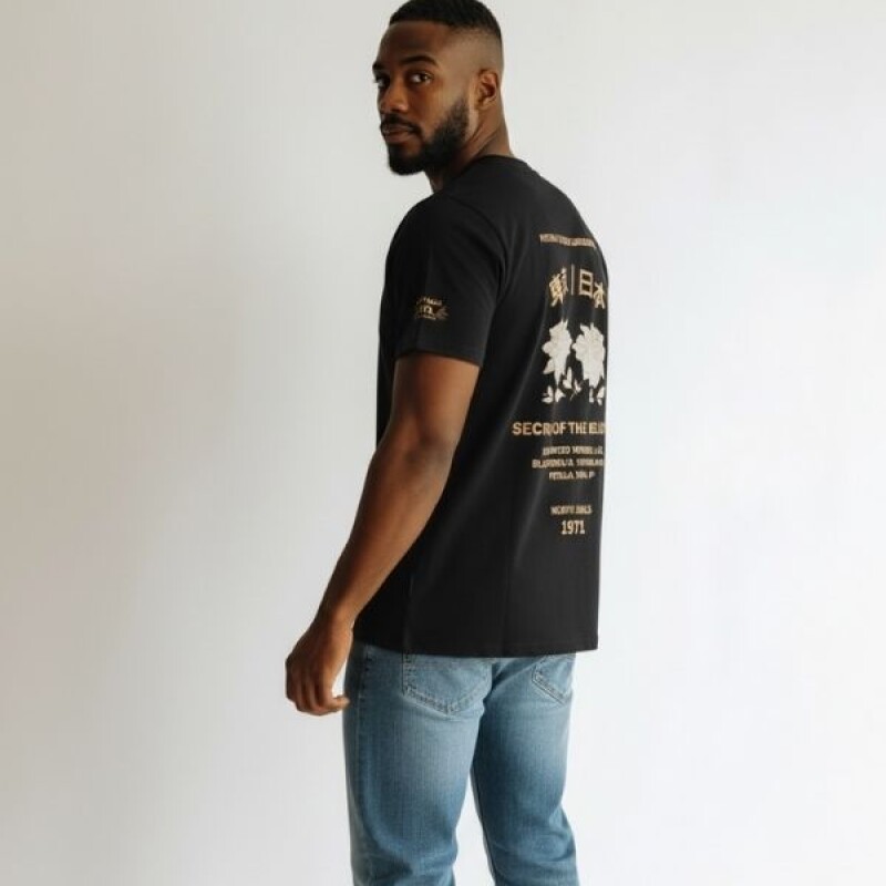 Remera Hombre N+ Negro