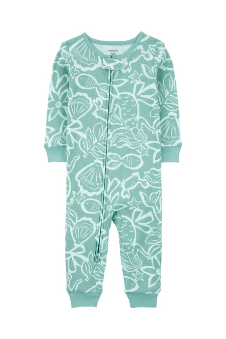Pijama una pieza de algodón, diseño océano Pijama una pieza de algodón, diseño océano