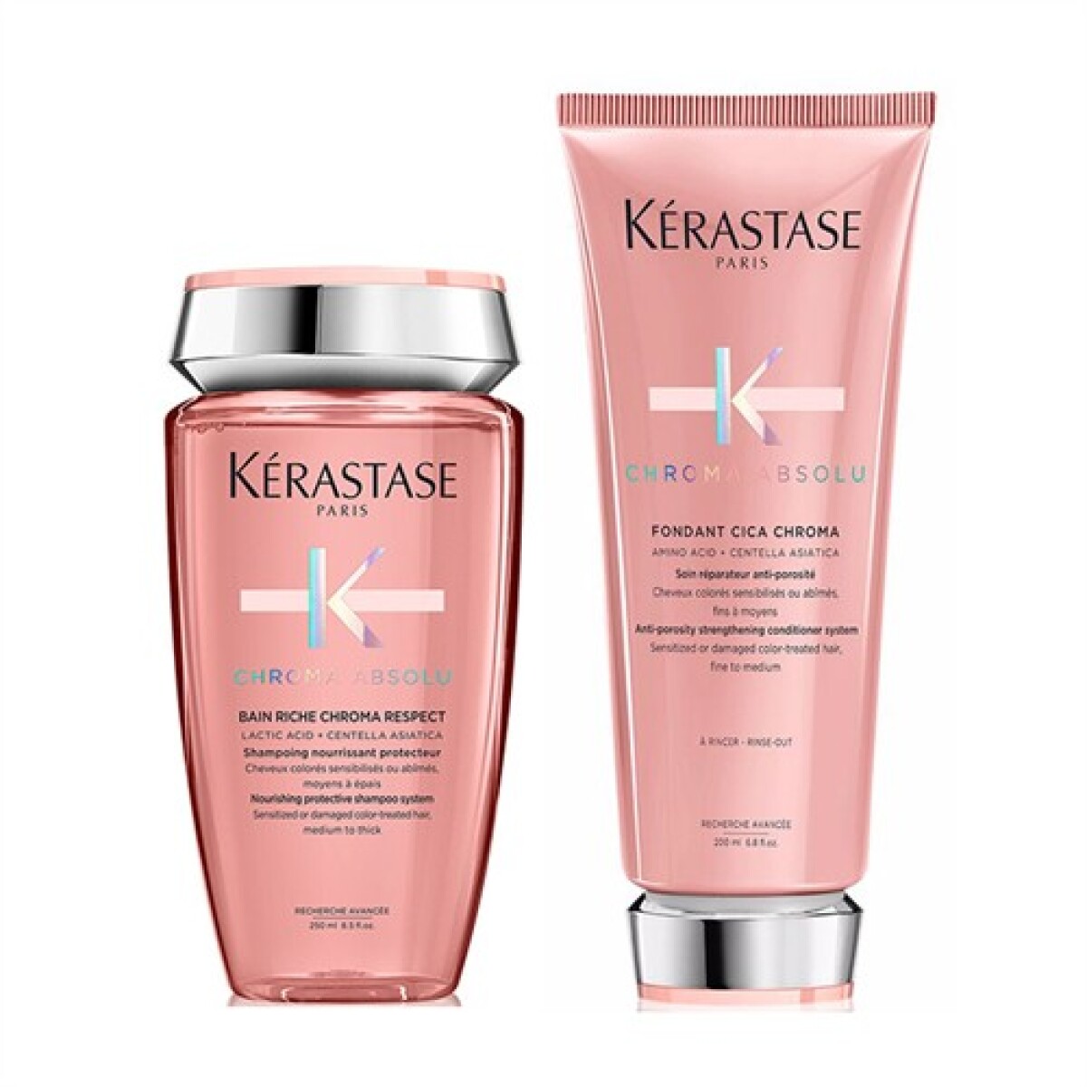 Kérastase Chroma Absolu Bain Riche Chroma Respect 250 ml + Fondant 200 ml 
