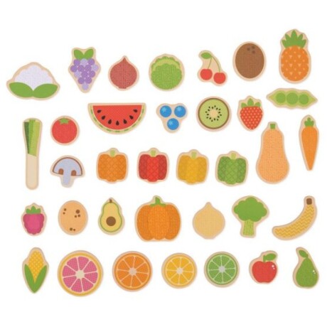Figuras magnéticas Frutas y vegetales