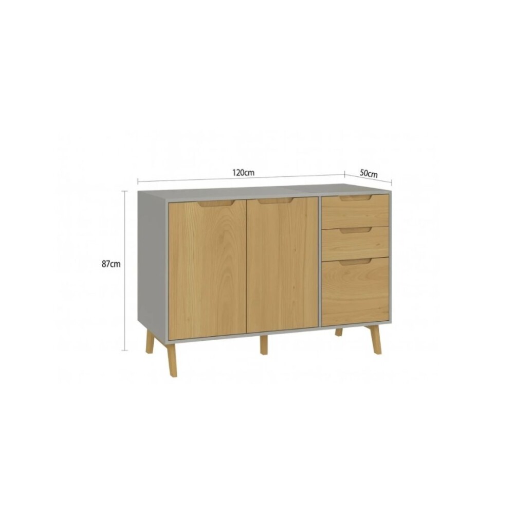 COMBO COCINA - BAJO MESADA + AÉREO + PILETA TRAMONTINA GRIS