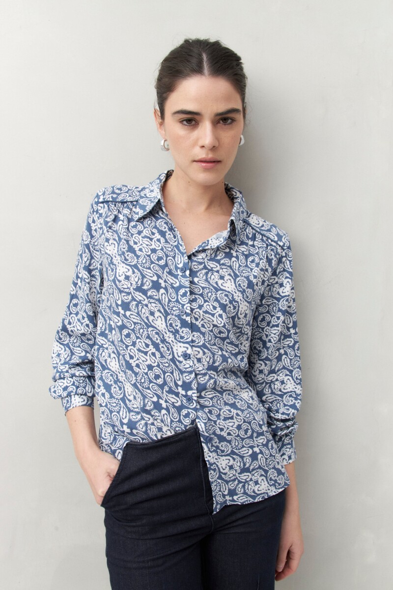 CAMISA ALTHEA Azul Marino