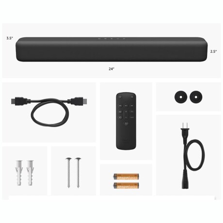 Barra De Sonido AMAZON Fire Tv 2.0 Con DTS Virtual Y Control Remoto - Open Box Barra De Sonido AMAZON Fire Tv 2.0 Con DTS Virtual Y Control Remoto - Open Box