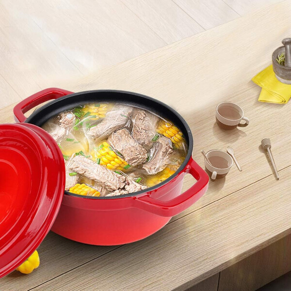 Olla Cacerola De Hierro Fundido 2,6 L OLLA DE HIERRO FUNDIDO 2.6L ZILAN