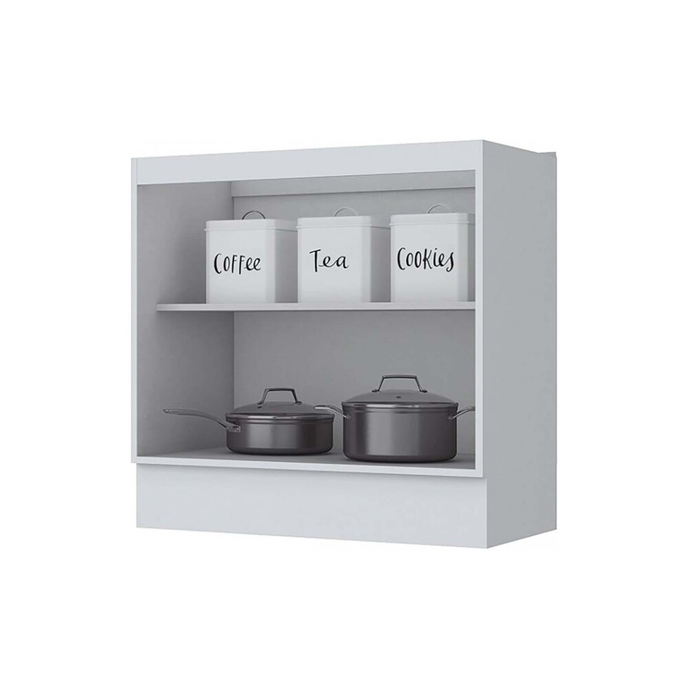 BAJO MESADA 80 CM MDF BLANCO AMERICANA