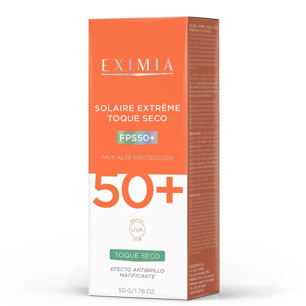 EXIMIA SOLAIRE EXTREME TOQUE SECO FPS50+ única