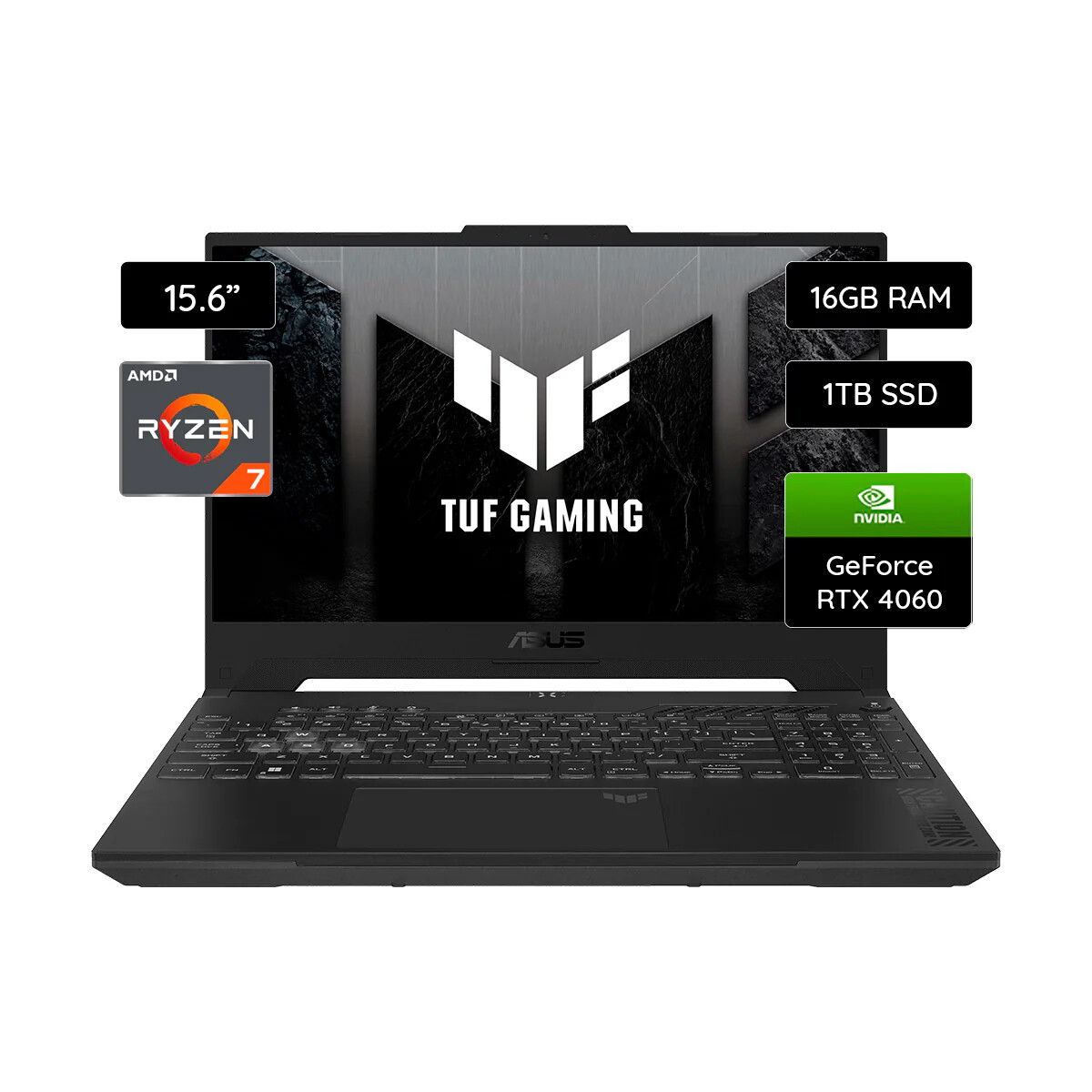 Notebook ASUS TUF Gaming A15 FA507NV-LP102W Ryzen 7 1TB 16GB 