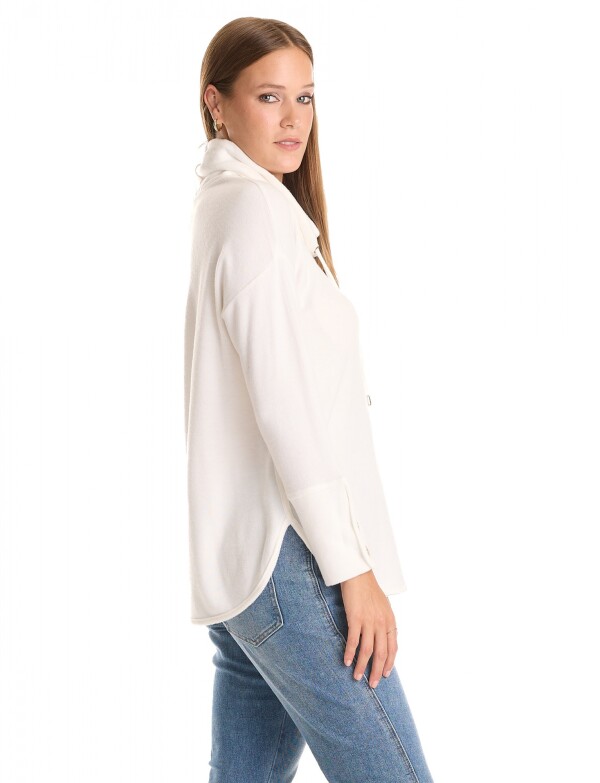 Buzo Soft Cuello Vol CRUDO