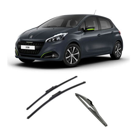 ESCOBILLA LIMPIA PARABRISA COMBO KIT ESCOBILLAS PEUGEOT 208 HASTA 2020 ESCOBILLA LIMPIA PARABRISA COMBO KIT ESCOBILLAS PEUGEOT 208 HASTA 2020