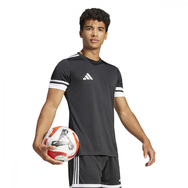 CAMISETA ADIDAS SQUA25 JSY Hombre JG5832 Negro-blanco