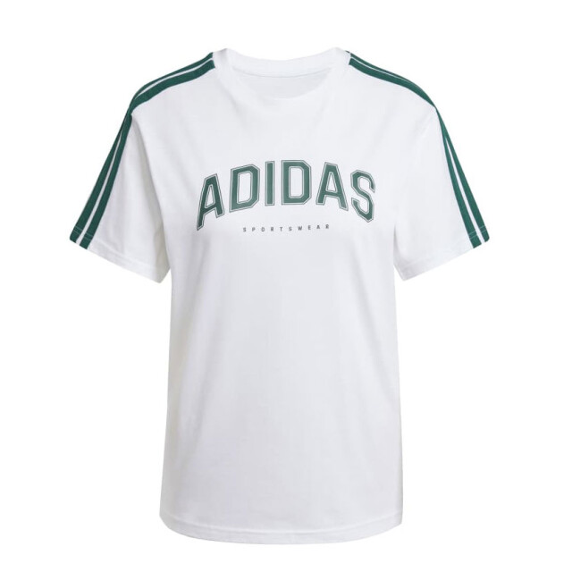 Remera de Mujer Adidas Lounge Soft Side Graphic Blanco - Verde