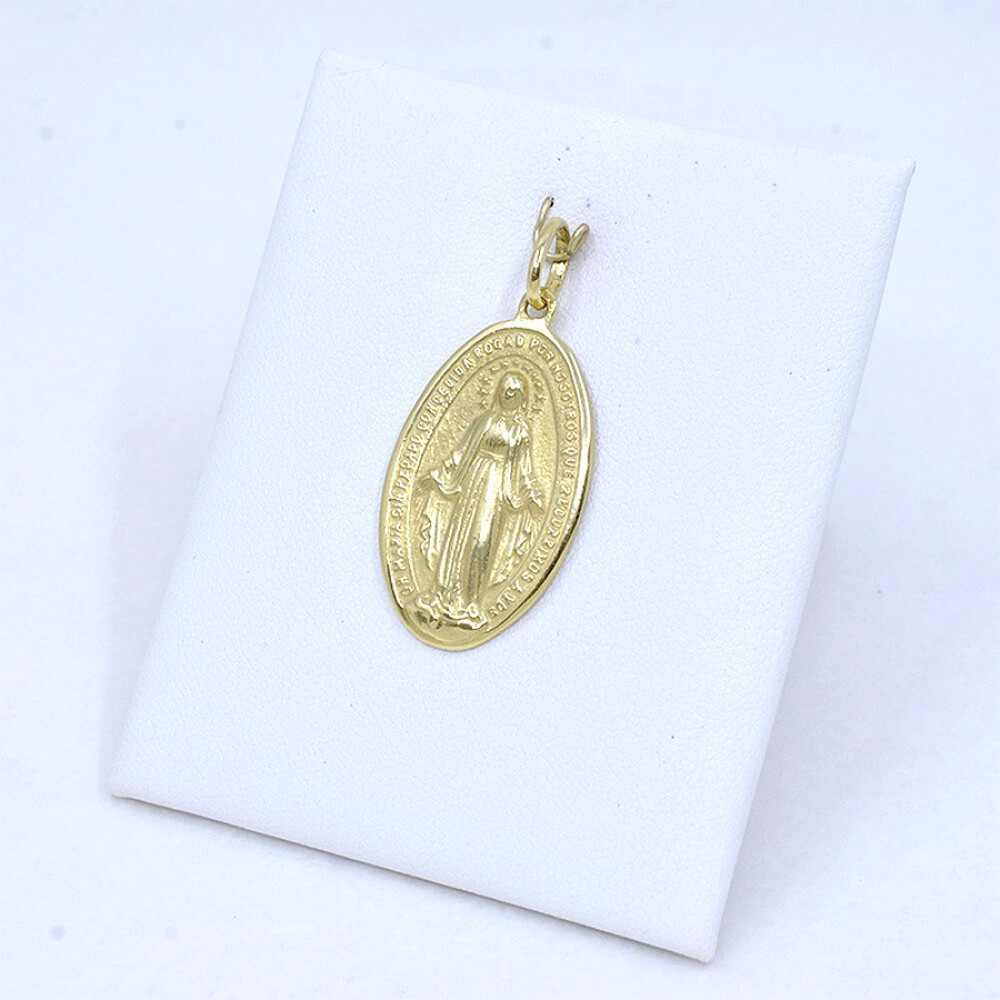 Medalla Virgen Milagrosa En Oro 18K Medalla Virgen Milagrosa En Oro 18K