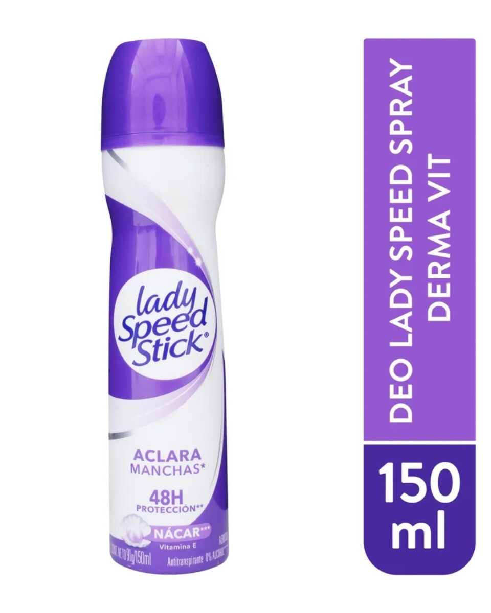 Lady Speed Stick Desodorante Aerosol Women Aclara Manchas 150ml – Aerosol femenino 