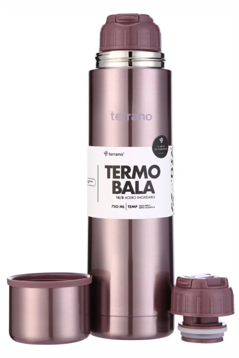 TERMO TERRANO BALA 750ML LILA METAL