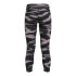 Motion Printed Ankle Crop-BLK BLK-005
