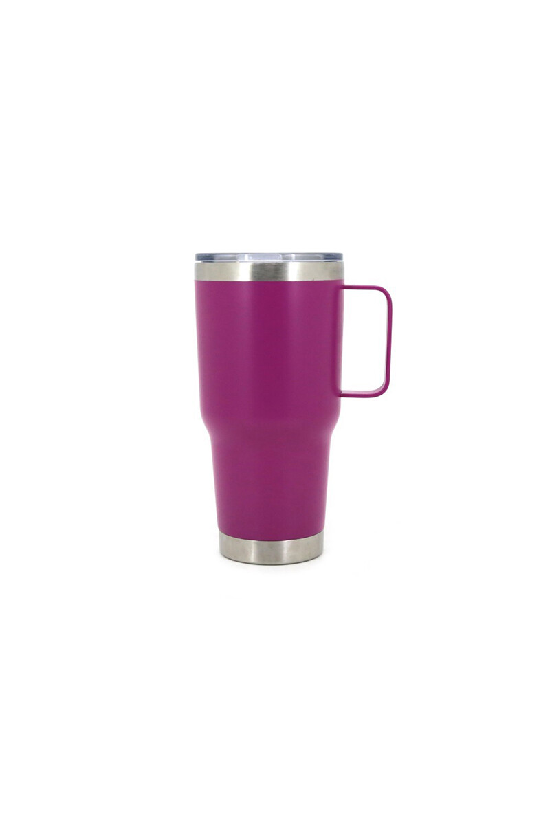 Vaso térmico doble capa de acero 900ML Fucsia