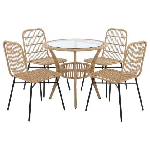 JGO COMEDOR JARDIN JAMAICA 5PCS Unica