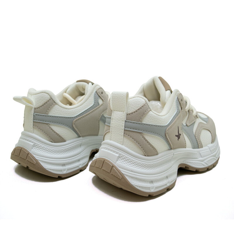 Championes Santa Barbara OXON Mujer Blanco-beige