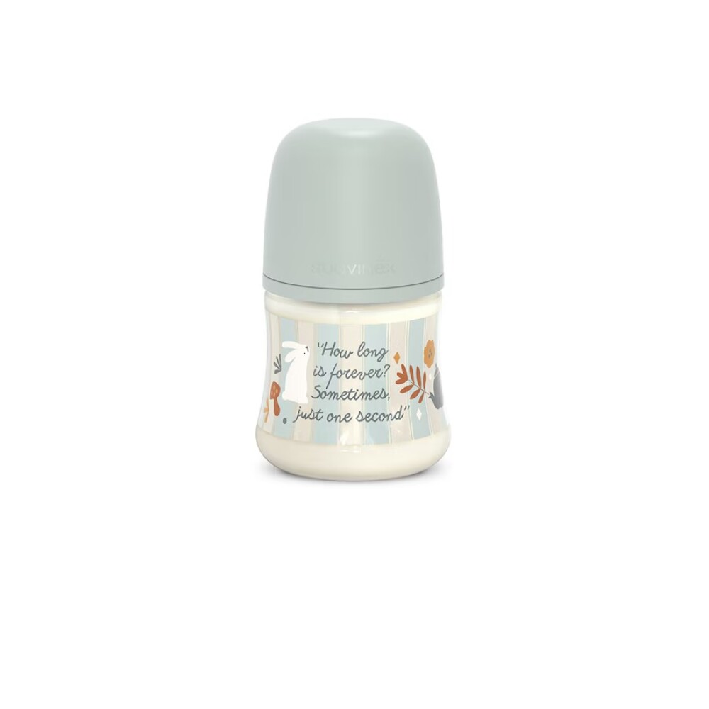 Biberón fisiológico 150ml Suavinex Verde striped