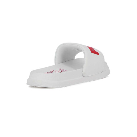Pony Chancletas Brooklyn C/Logo Blanco-Rojo