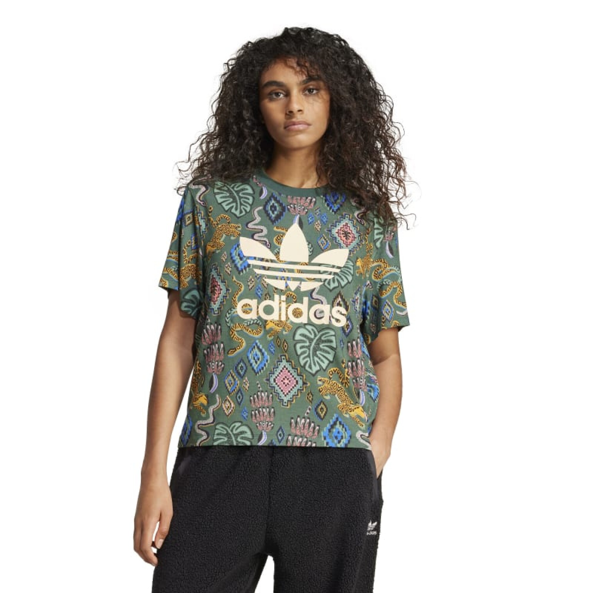Remera adidas verde on sale
