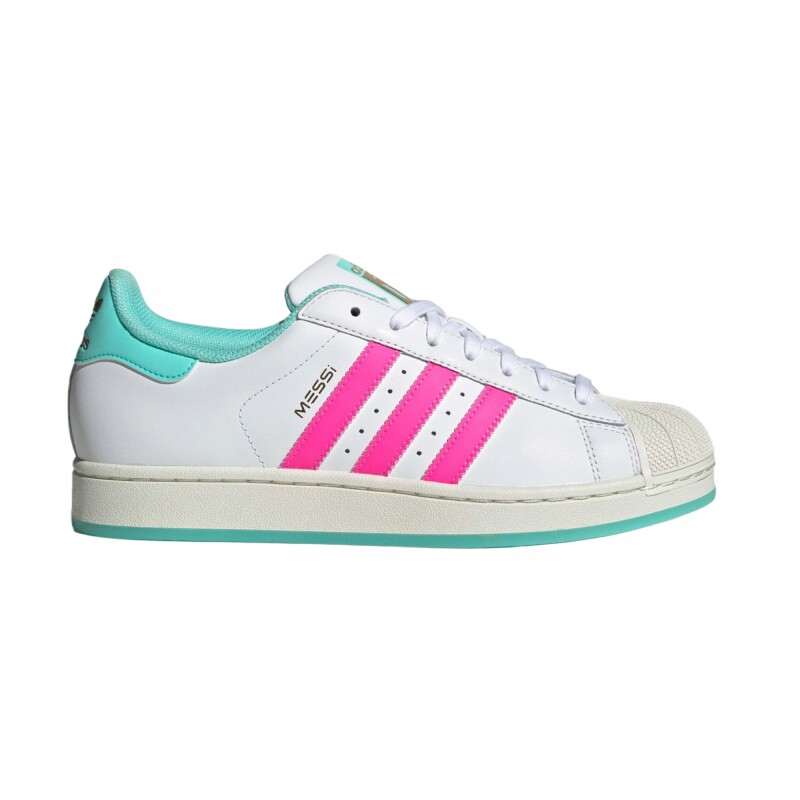 Championes adidas Supersatar Messi White Pink