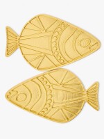 Pendiente Almara dorado