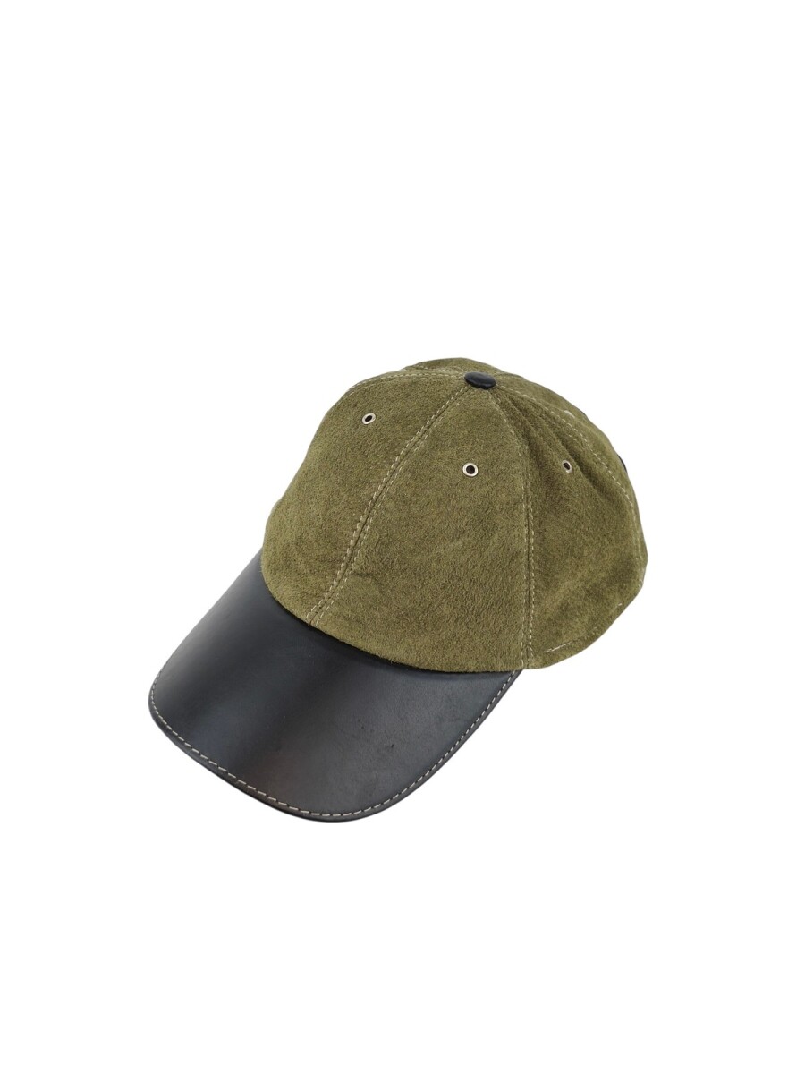 Gorro de cuero - verde 