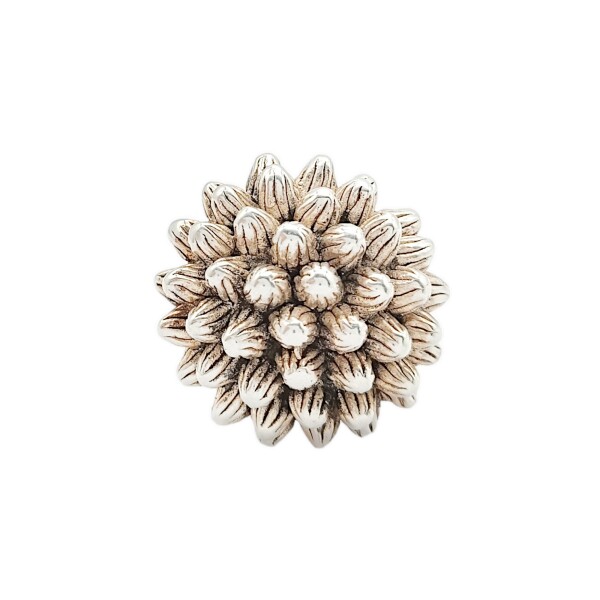 Anillo Flor-Plata 925 Inflada-Sin Piedra-AN3158 sinpiedra