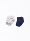 MEDIAS DE BEBE PACK X2 ESTAMPADO 1