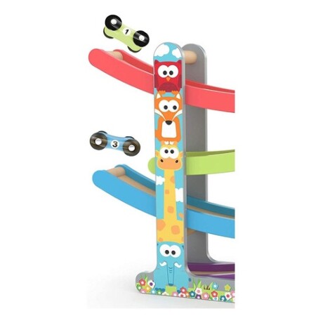 Rampa de madera pista de autos J'adore Rampa de madera pista de autos J'adore