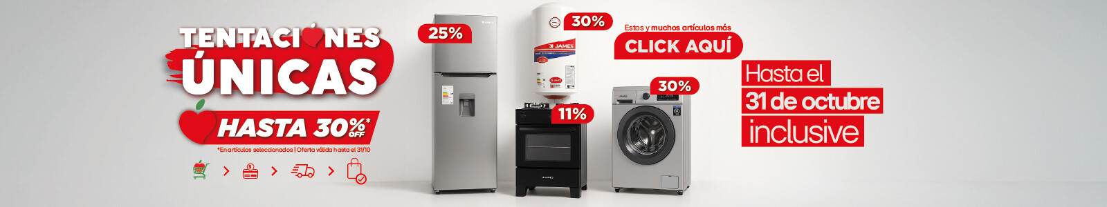 Ofertas ONLINE por OCTUBRE en La Tentación