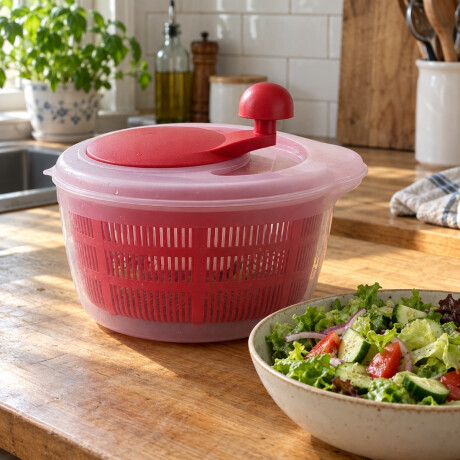 Centrifugador de Verduras 5 Litros Rojo Westmark Centrifugador de Verduras 5 Litros Rojo Westmark