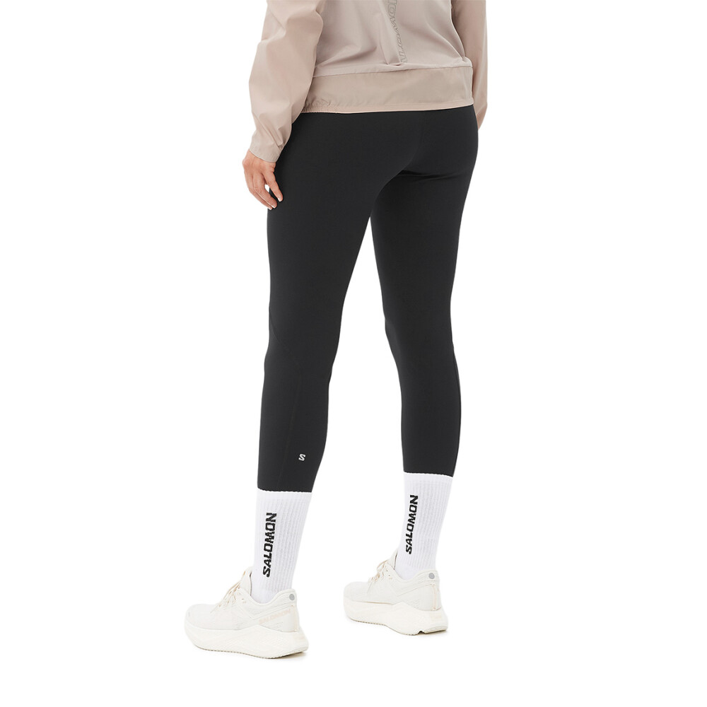 Salomon Calza ShKout core tights 28" W para Mujer - Negro Negro