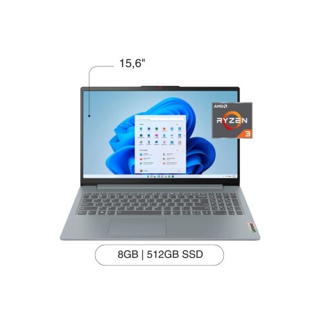 Notebook LENOVO Ideapad Slim 3 15,6' FHD 512GB / 8GB RAM Ryzen 3 7320U W11H Notebook LENOVO Ideapad Slim 3 15,6' FHD 512GB / 8GB RAM Ryzen 3 7320U W11H